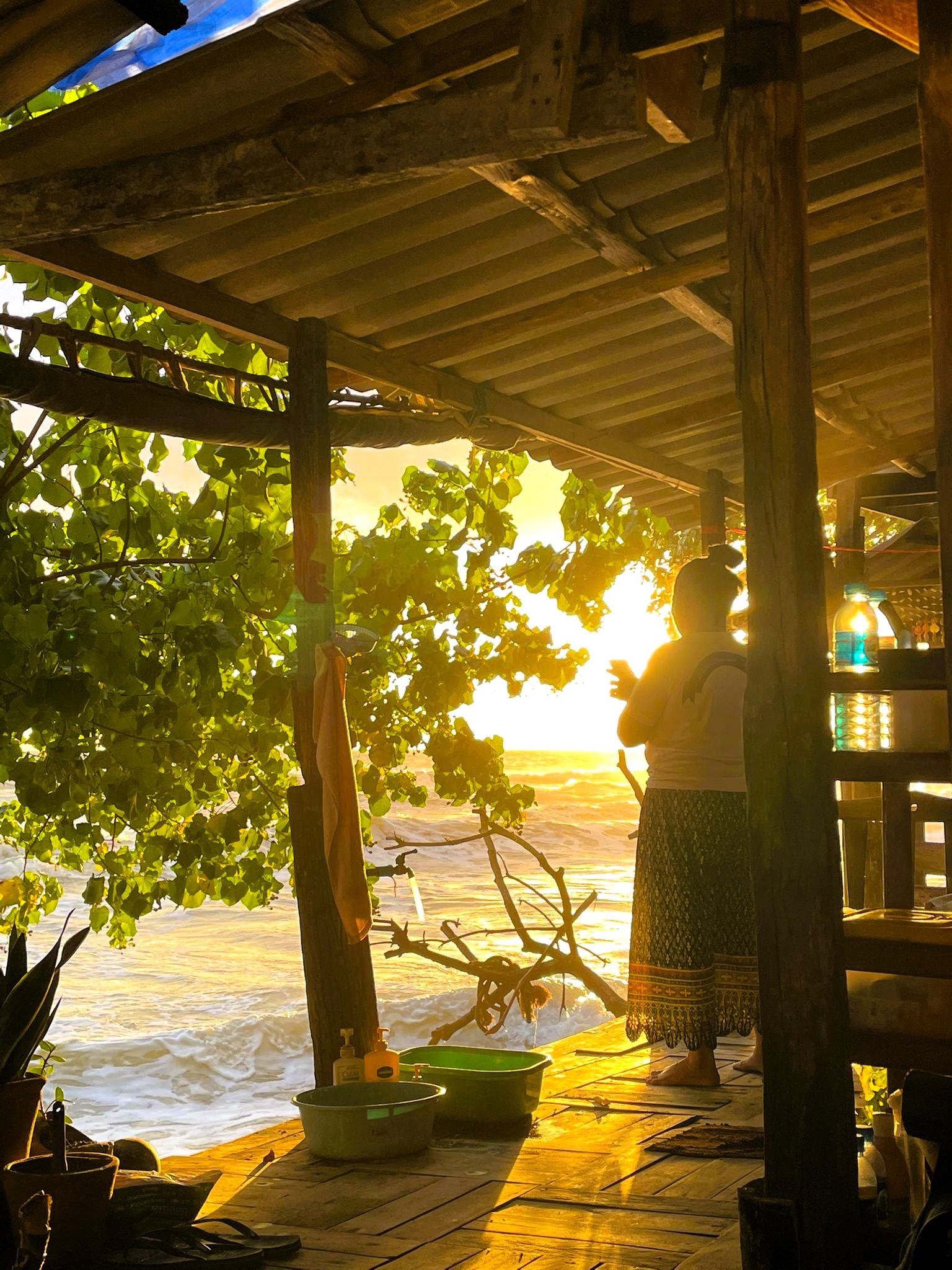 Sonnenuntergang in Brorneo