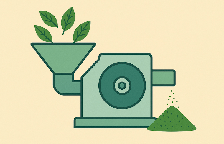 Prozess der Kratom Verarbeitung