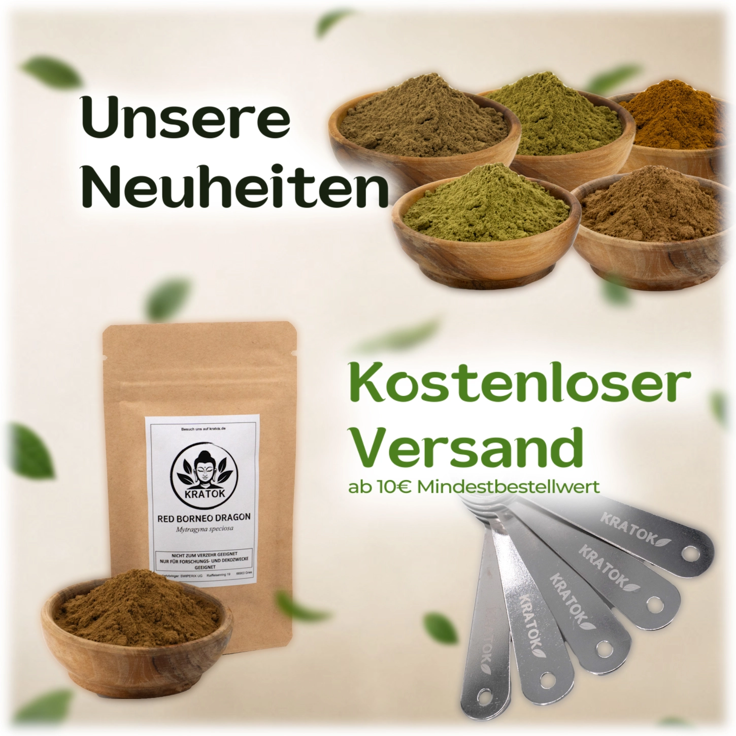 Produktpalette mit Information kostenloser versand