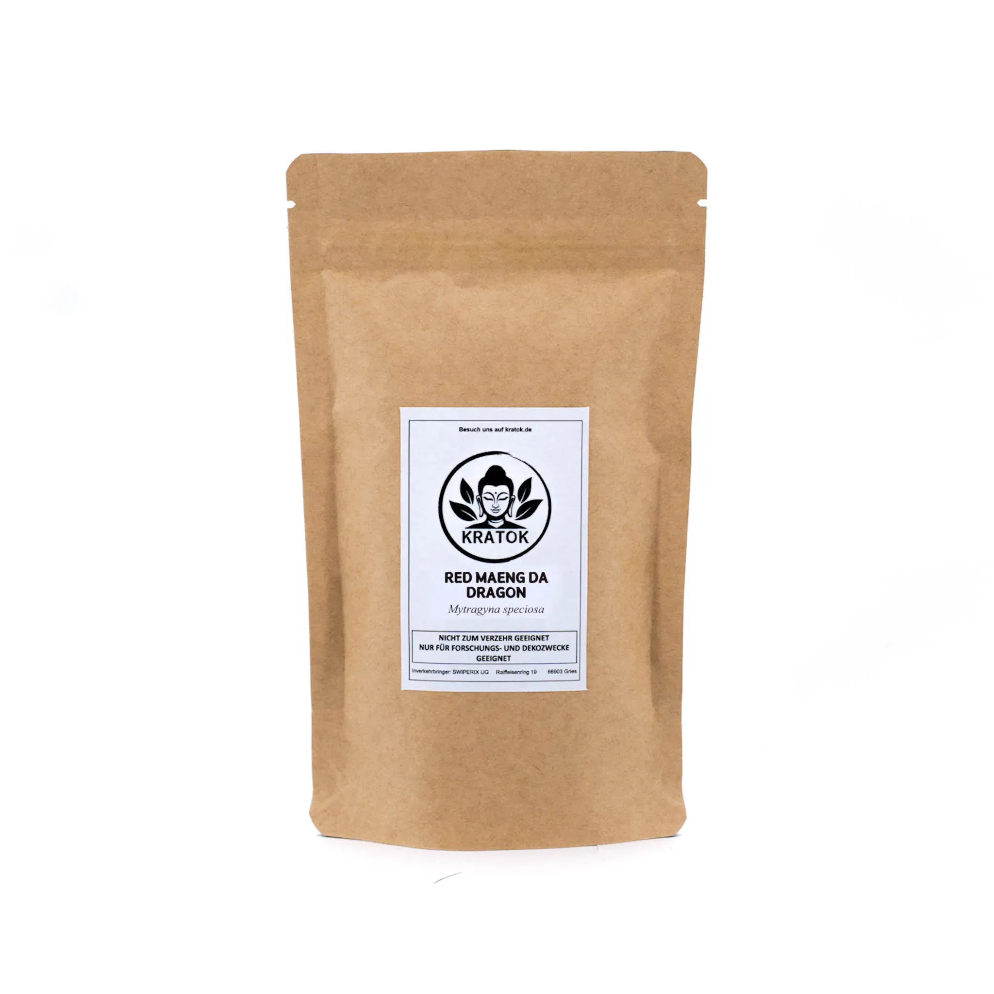 Red Maeng Da Dragon Kratom – Verpackungen