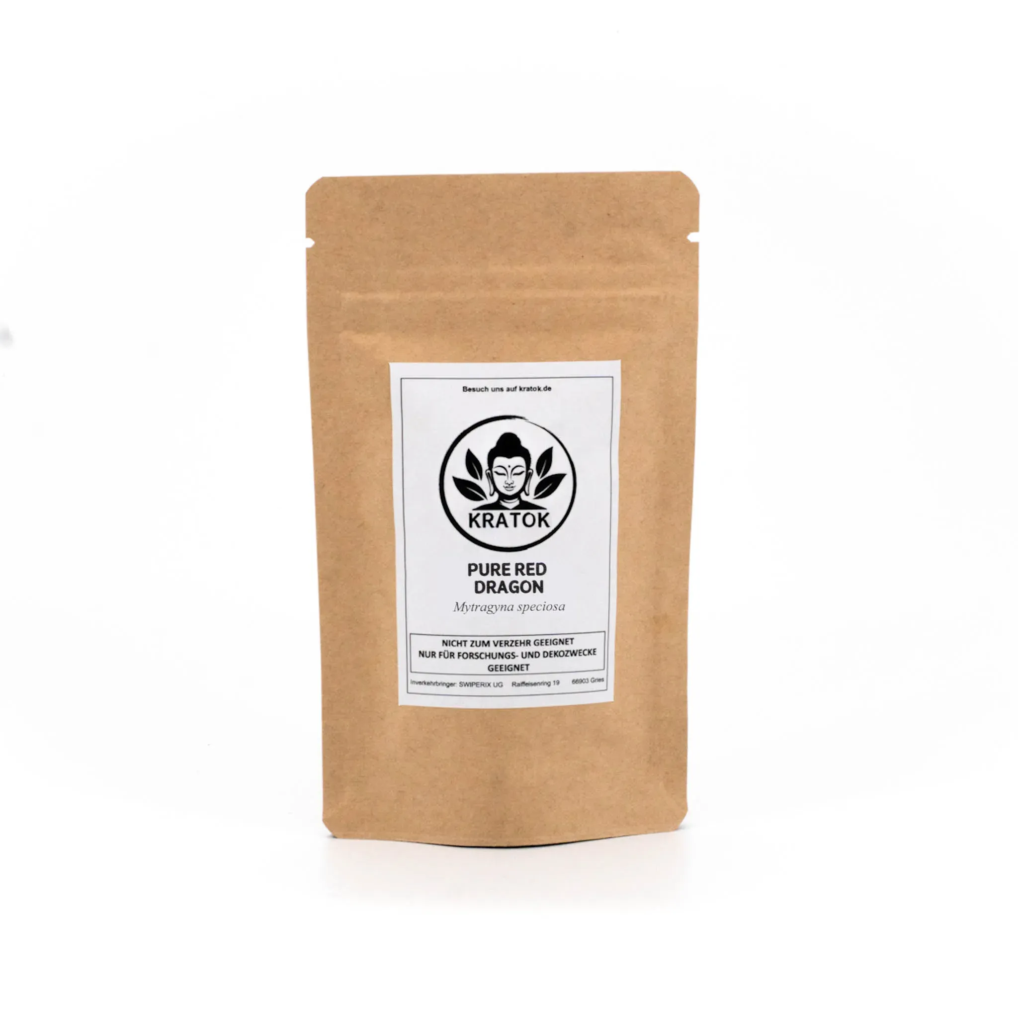 Pure Red Kratom – Verpackungen