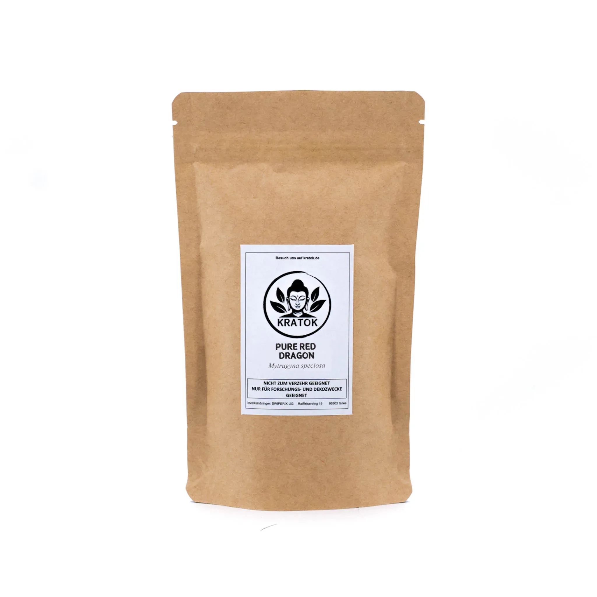 Pure Red Kratom – Verpackungen